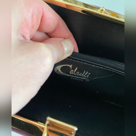 Vintage cabrelli clutch - Picture 5 of 10